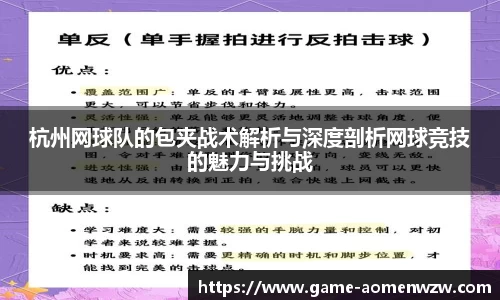 杭州网球队的包夹战术解析与深度剖析网球竞技的魅力与挑战