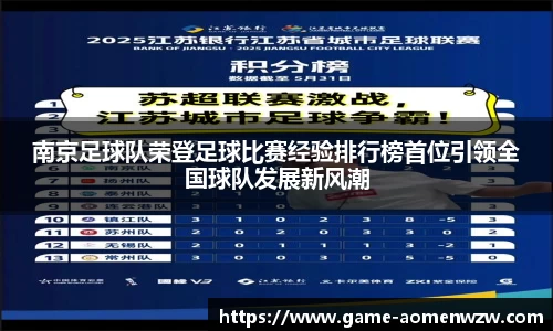 南京足球队荣登足球比赛经验排行榜首位引领全国球队发展新风潮